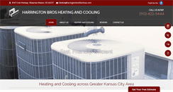 Desktop Screenshot of harringtonbrothershvac.com
